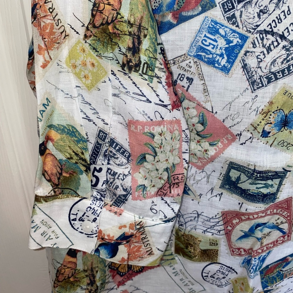 Button down linen top - Picture 5 of 5